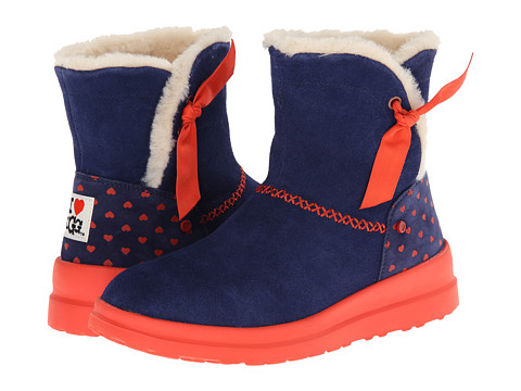 red and blue uggs